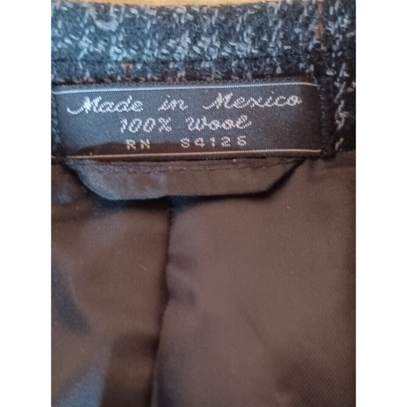 NORTHWICK Men's 42L Wool Blazer Gray Black Classic Design Professional Style - Picture 5 of 9